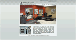 Desktop Screenshot of marios-salon.com